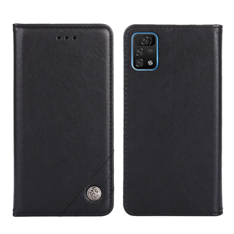 For UMIDIGI A11 Pro Max Non-Magnetic Retro Texture Horizontal Flip Leather Phone Case