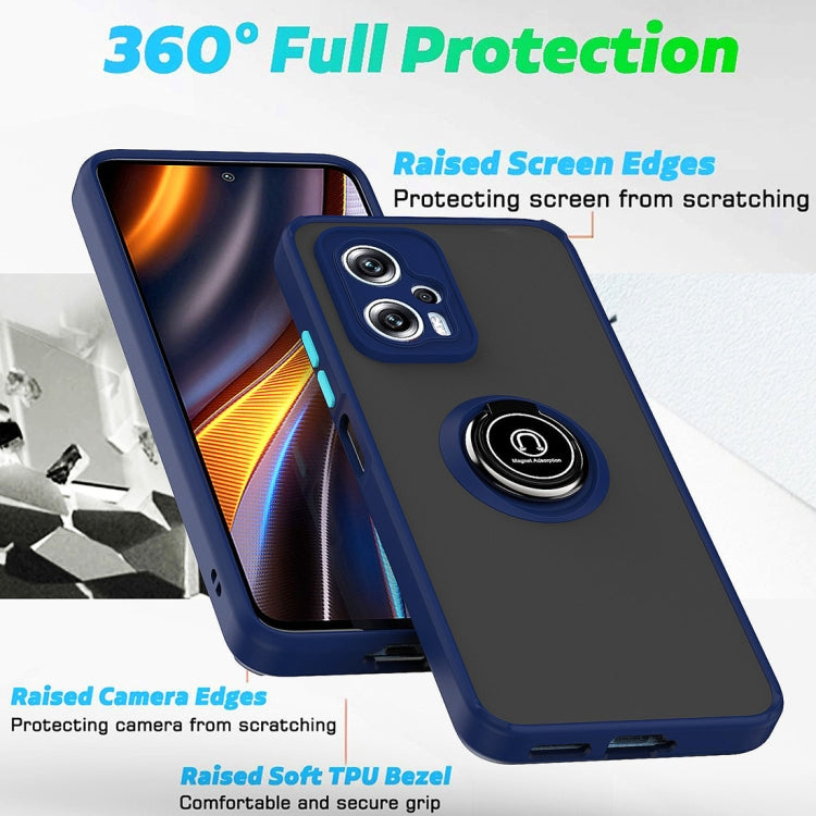 For Xiaomi Poco X4 GT Q Shadow 1 Series TPU and PC Phone Case