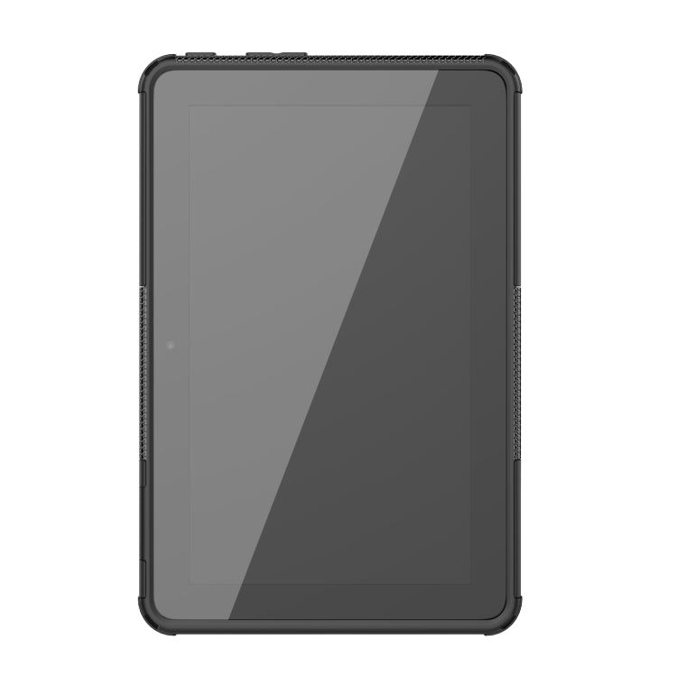 For Amazon Kindle Fire 7 2022 Tire Texture TPU + PC Tablet Case with Holder