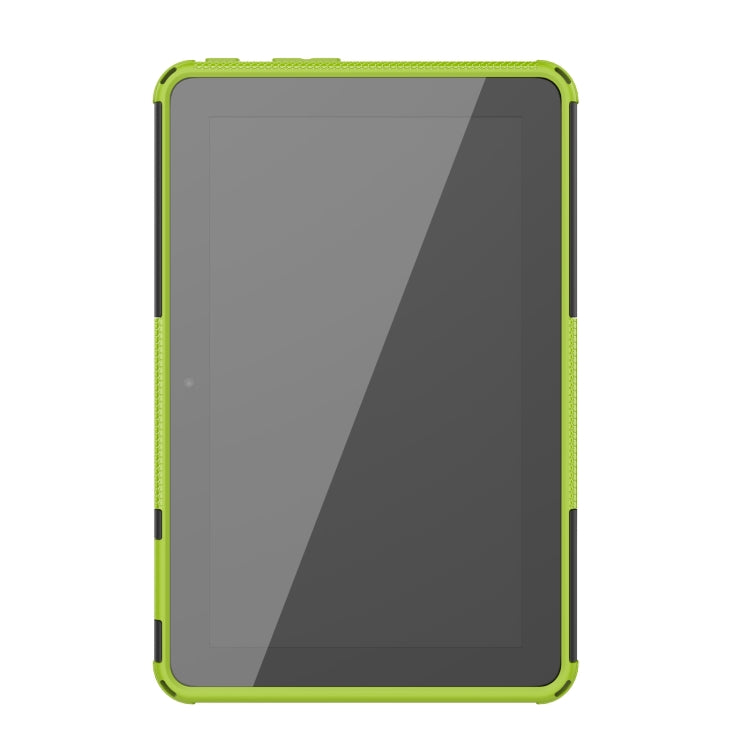 For Amazon Kindle Fire 7 2022 Tire Texture TPU + PC Tablet Case with Holder