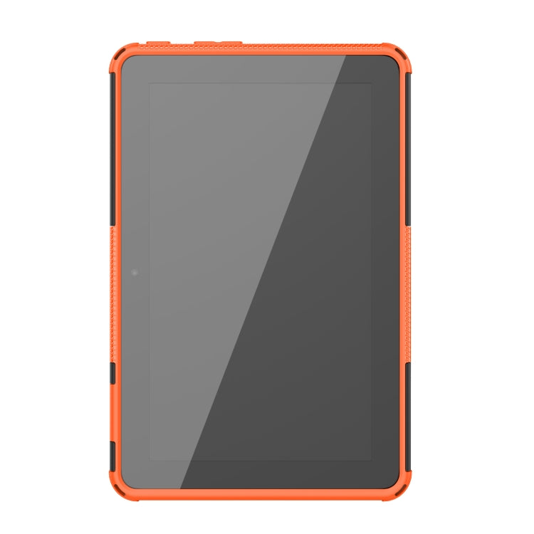 For Amazon Kindle Fire 7 2022 Tire Texture TPU + PC Tablet Case with Holder
