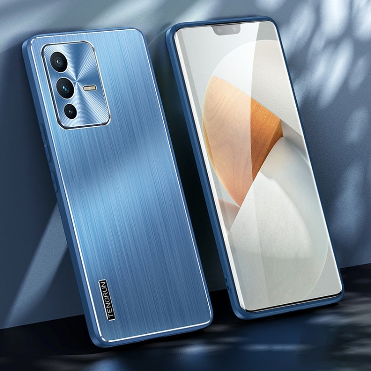 For vivo S12 Brushed Texture Shockproof Phone Case