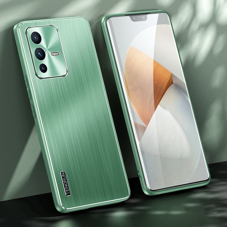 For vivo S12 Brushed Texture Shockproof Phone Case