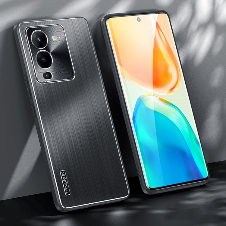 For vivo S15 Brushed Texture Shockproof Phone Case