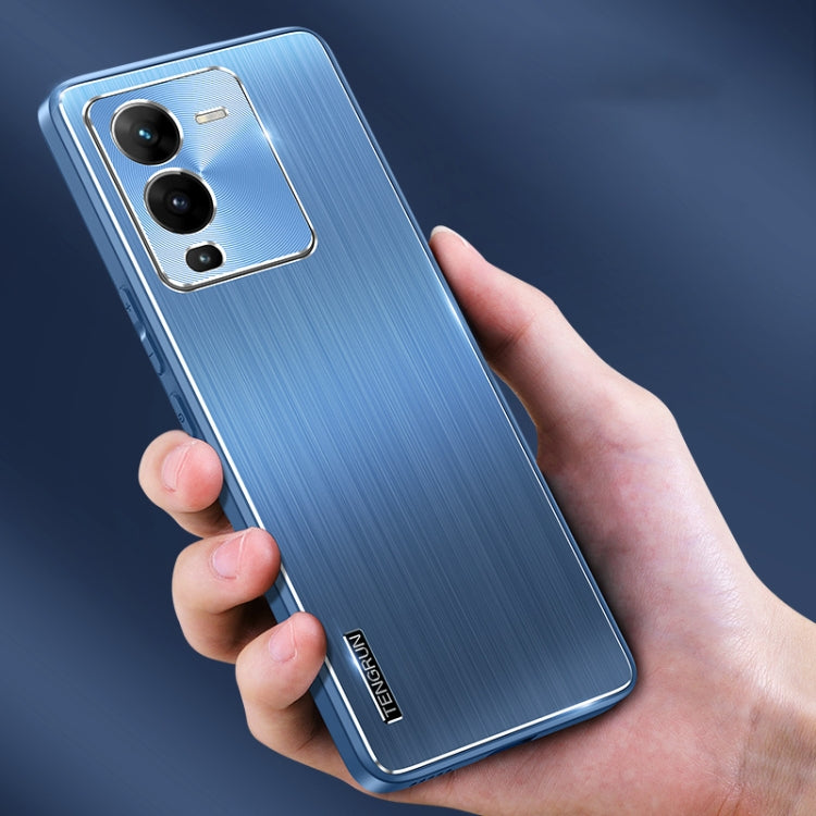 For vivo S15 Brushed Texture Shockproof Phone Case