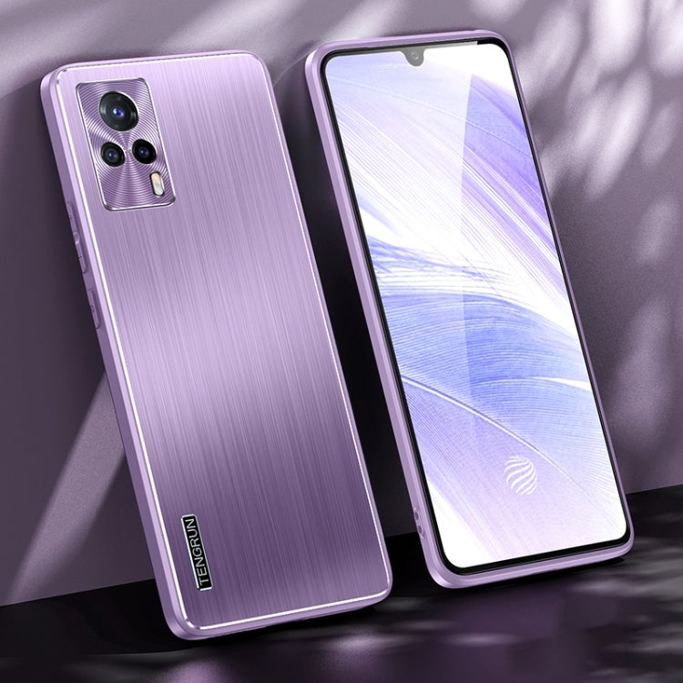 For vivo S9e Brushed Texture Shockproof Phone Case