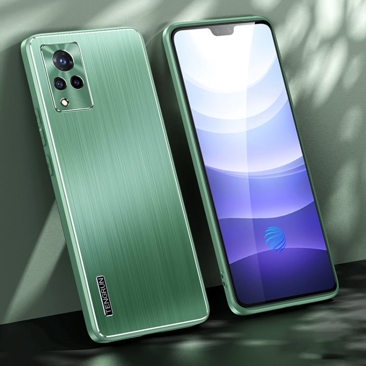 For vivo S9 Brushed Texture Shockproof Phone Case