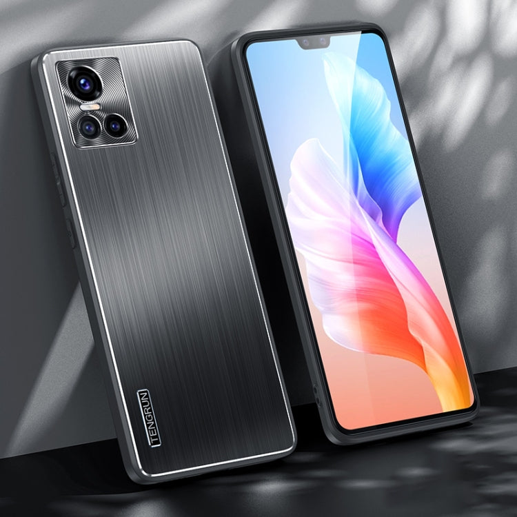 For vivo S10 Brushed Texture Shockproof Phone Case