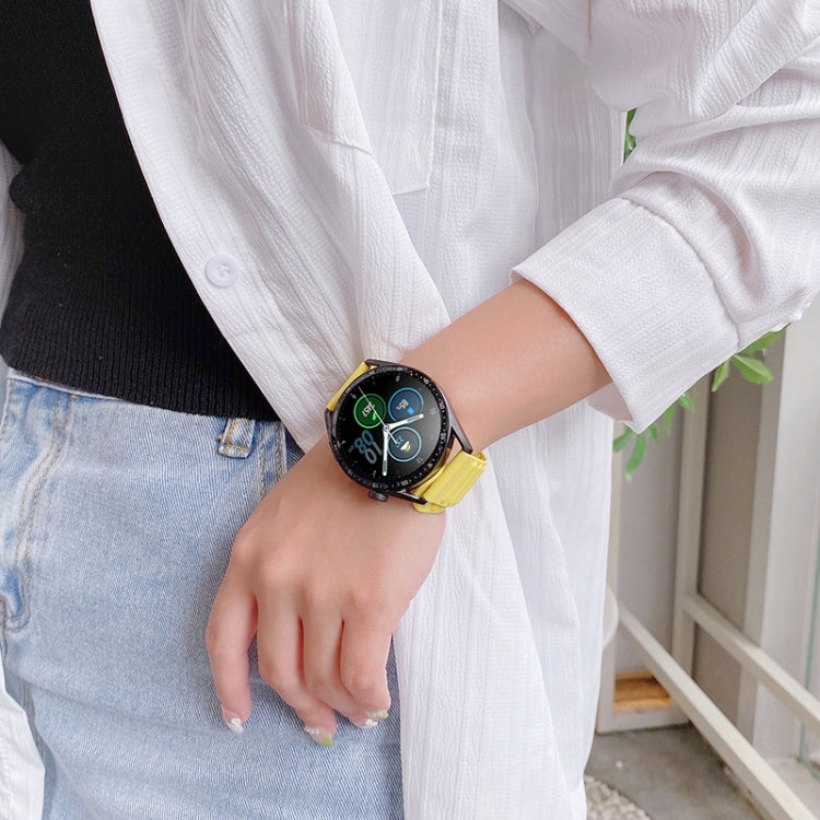 22mm Universal Single Color Silicone Watch Band