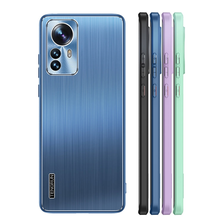 For Xiaomi 12 Brushed Texture Shockproof Phone Case