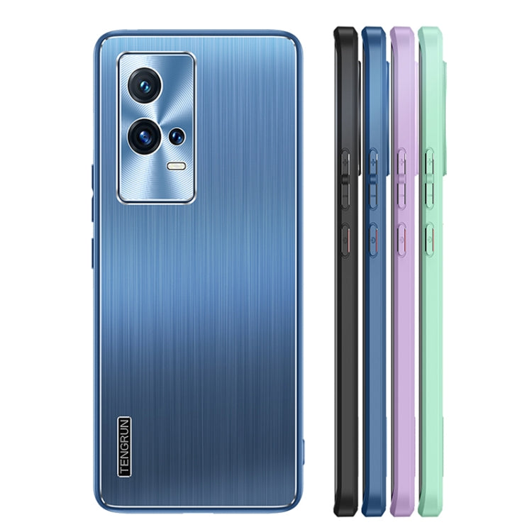 For vivo iQOO 8 Pro Brushed Texture Shockproof Phone Case