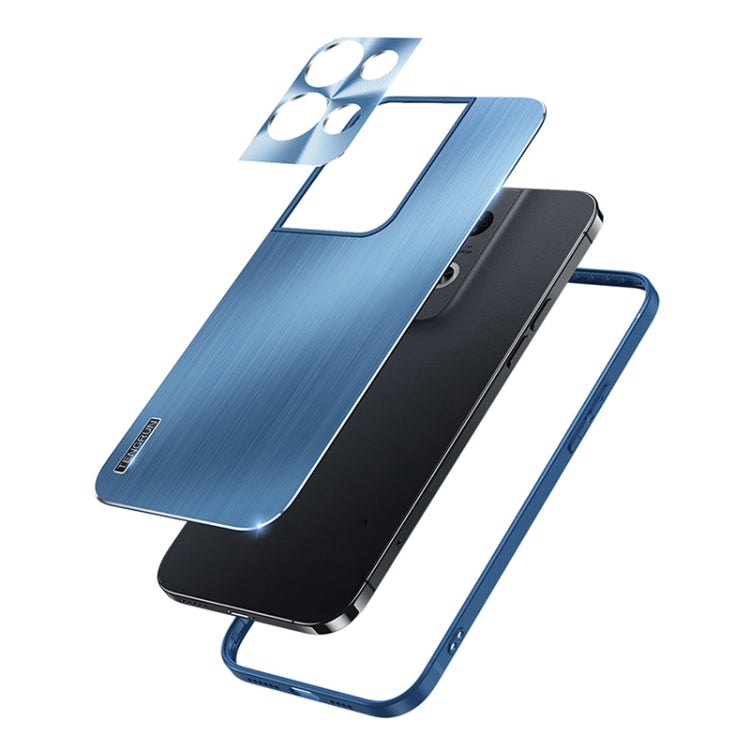 For OPPO Reno8 Pro Brushed Texture Shockproof Phone Case