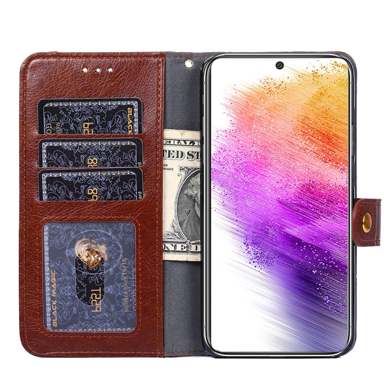 For Nokia C200 Zipper Bag Leather Phone Case