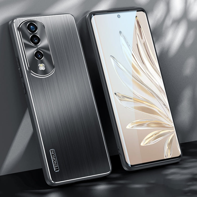 For Honor 70 Pro Brushed Texture Shockproof Phone Case