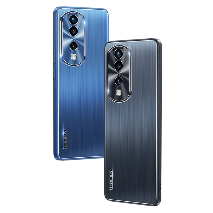 For Honor 70 Pro Brushed Texture Shockproof Phone Case