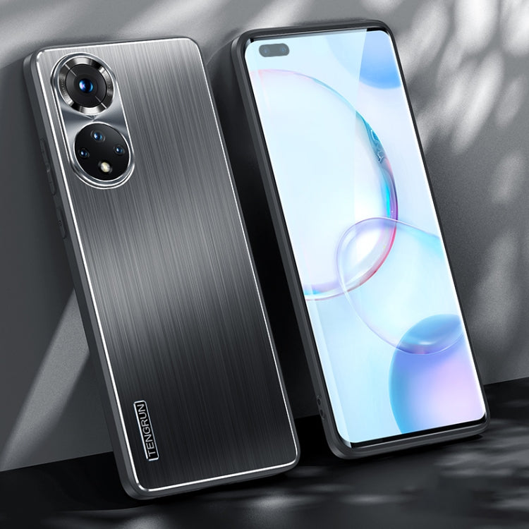 For Honor 50 Pro Brushed Texture Shockproof Phone Case