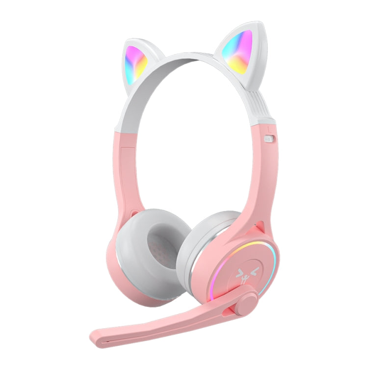 SOYTO SY-T30 RGB Cat Ear Children Bluetooth Wireless Noise Cancelling Ergonomic Gaming Headset