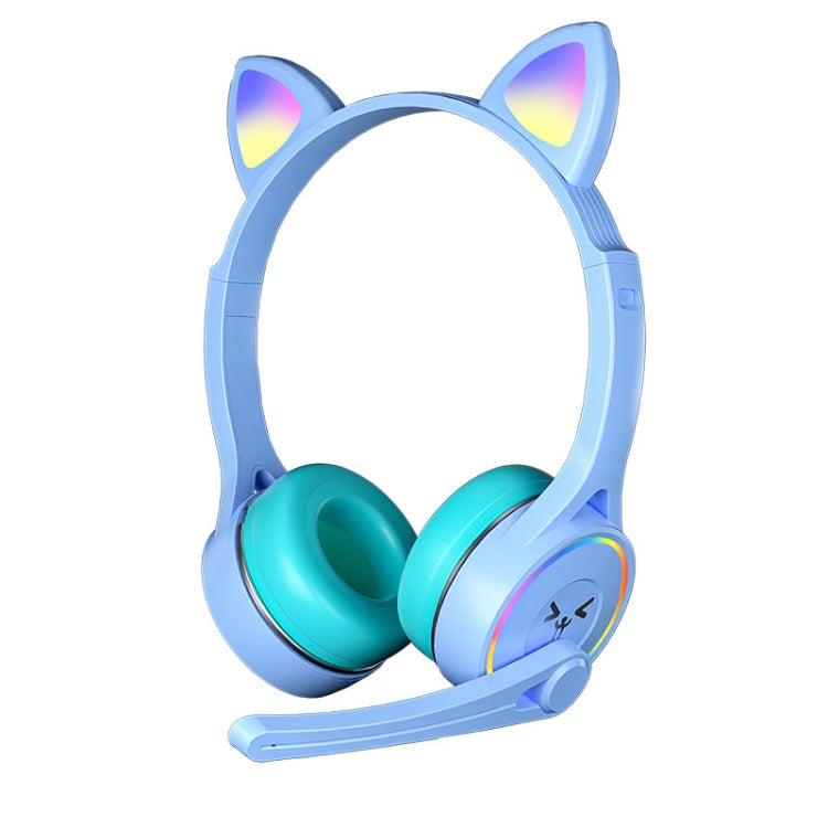SOYTO SY-T30 RGB Cat Ear Children Bluetooth Wireless Noise Cancelling Ergonomic Gaming Headset