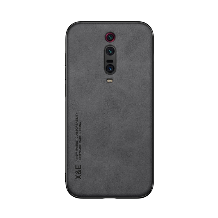 For Xiaomi Redmi K20 Skin Feel Magnetic Leather Back Phone Case
