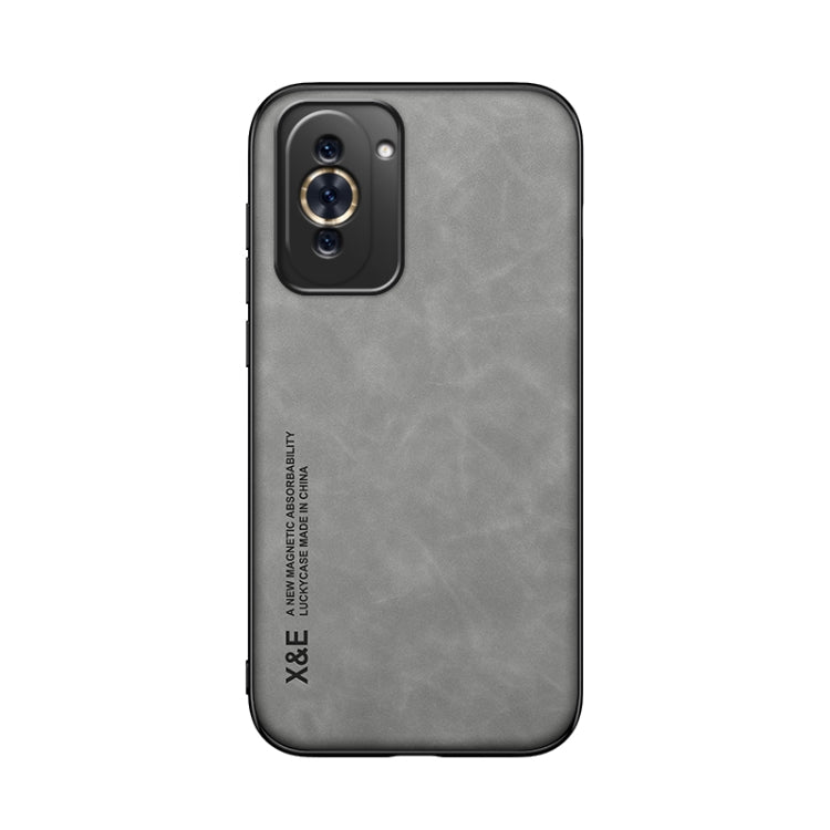 For Huawei Nova 10 Skin Feel Magnetic Leather Back Phone Case