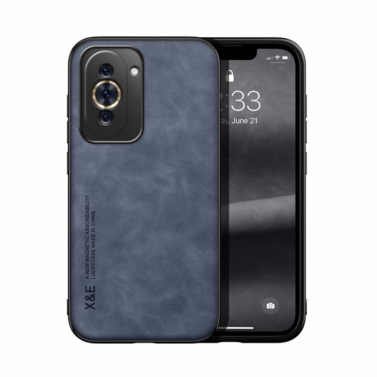 For Huawei Nova 10 Pro Skin Feel Magnetic Leather Back Phone Case
