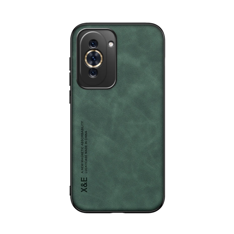 For Huawei Nova 10 Pro Skin Feel Magnetic Leather Back Phone Case