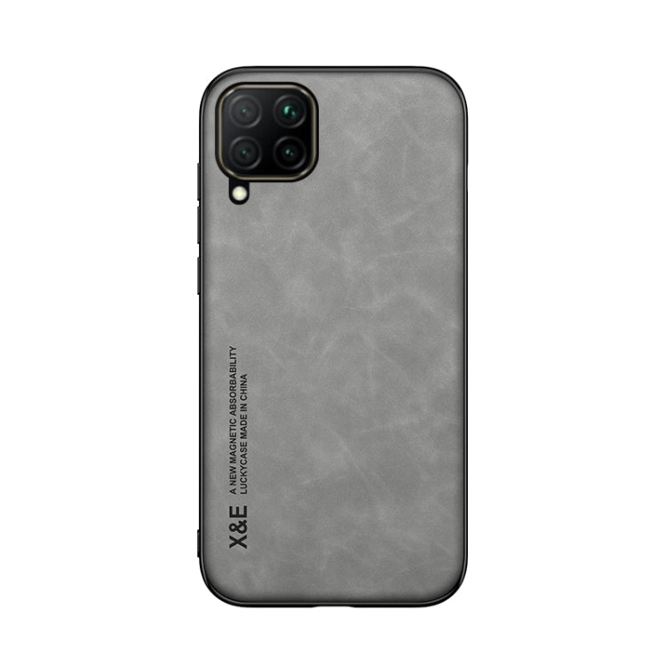 For Samsung Galaxy A22 4G Skin Feel Magnetic Leather Back Phone Case