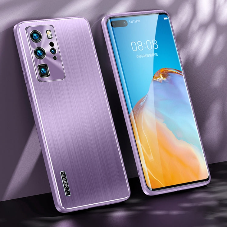 For Huawei P40 Pro Brushed Texture Shockproof Phone Case