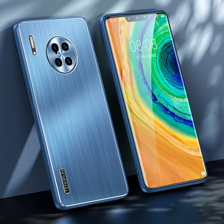 For Huawei Mate 30 Pro Brushed Texture Shockproof Phone Case