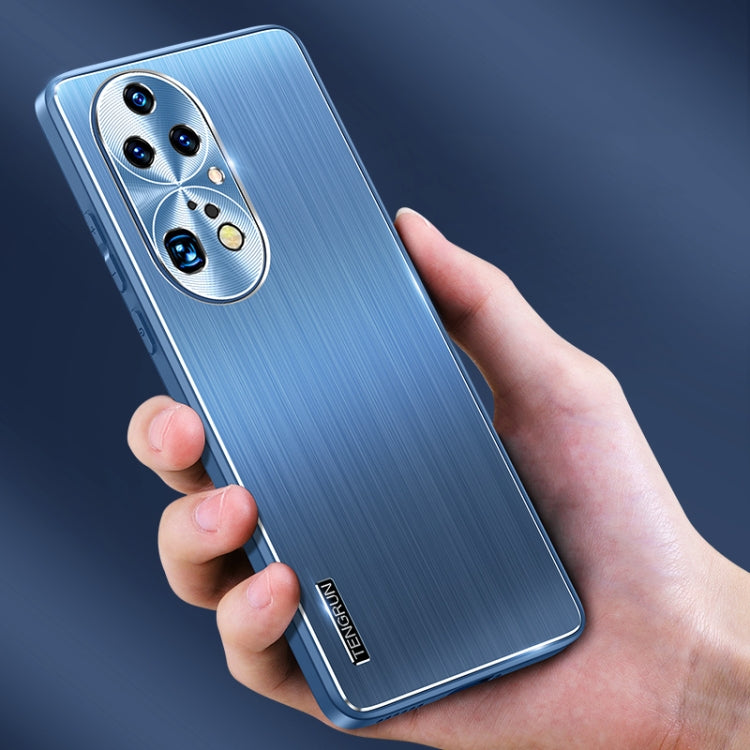 For Huawei P50 Brushed Texture Shockproof Phone Case