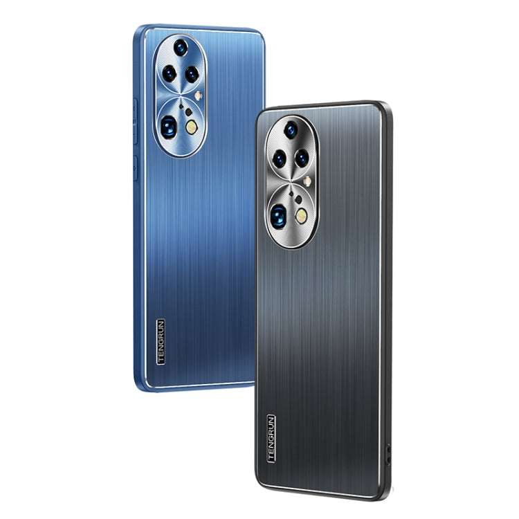 For Huawei P50 Pro Brushed Texture Shockproof Phone Case