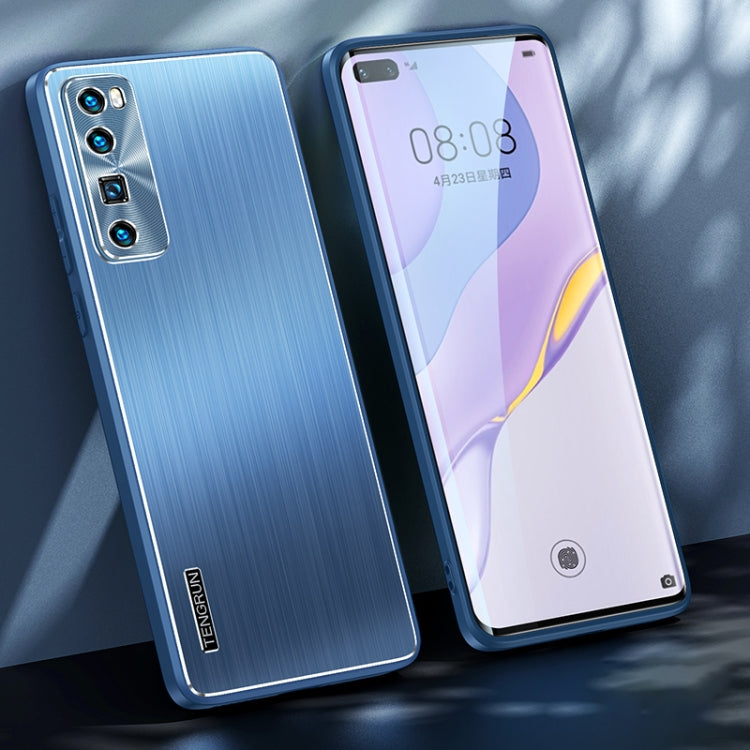 For Huawei nova 7 Pro 5G Brushed Texture Shockproof Phone Case