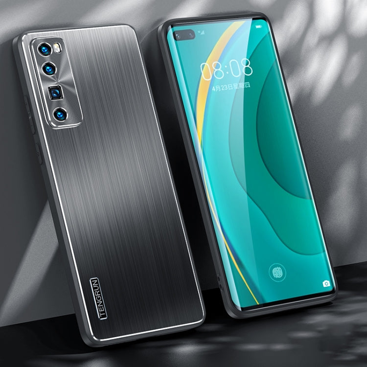 For Huawei nova 7 Pro 5G Brushed Texture Shockproof Phone Case
