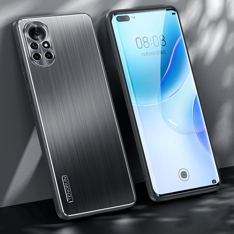 For Huawei nova 8 Brushed Texture Shockproof Phone Case