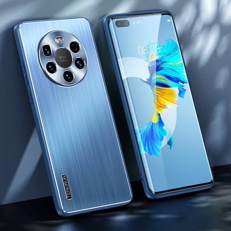 For Huawei Mate 40 Pro+ Brushed Texture Shockproof Phone Case