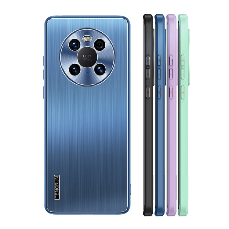 For Huawei Mate 40 Pro+ Brushed Texture Shockproof Phone Case
