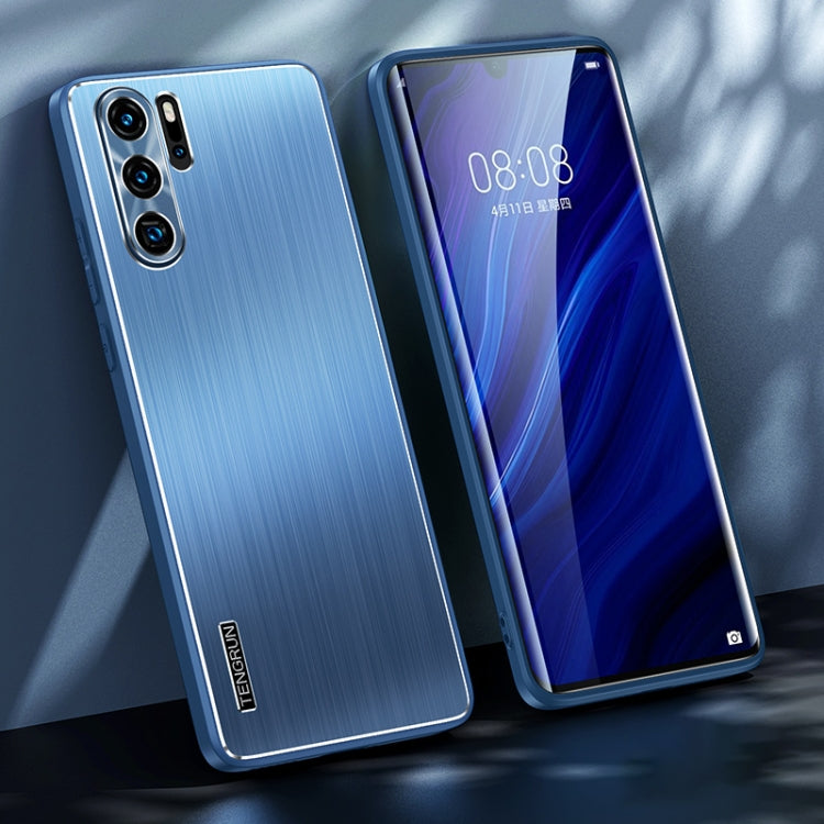 For Huawei P30 Pro Brushed Texture Shockproof Phone Case