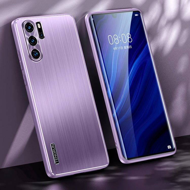 For Huawei P30 Pro Brushed Texture Shockproof Phone Case