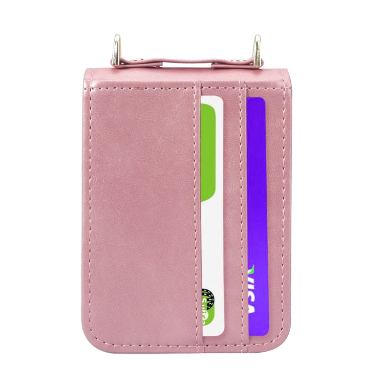 For Samsung Galaxy Z Filp4 5G Lanyard Folding Leather Phone Case