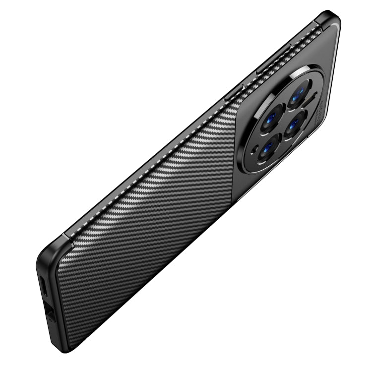 For Huawei Mate 50 Pro Carbon Fiber Texture Shockproof TPU Phone Case