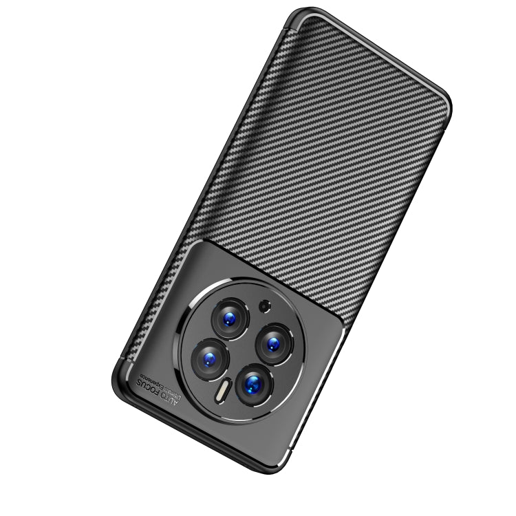 For Huawei Mate 50 Pro Carbon Fiber Texture Shockproof TPU Phone Case