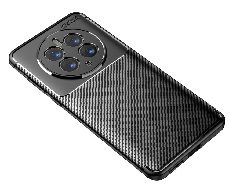 For Huawei Mate 50 Pro Carbon Fiber Texture Shockproof TPU Phone Case