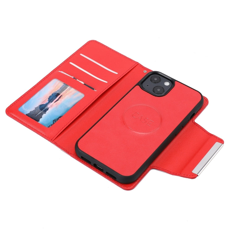 For iPhone 14 Separable Magnetic Leather Case