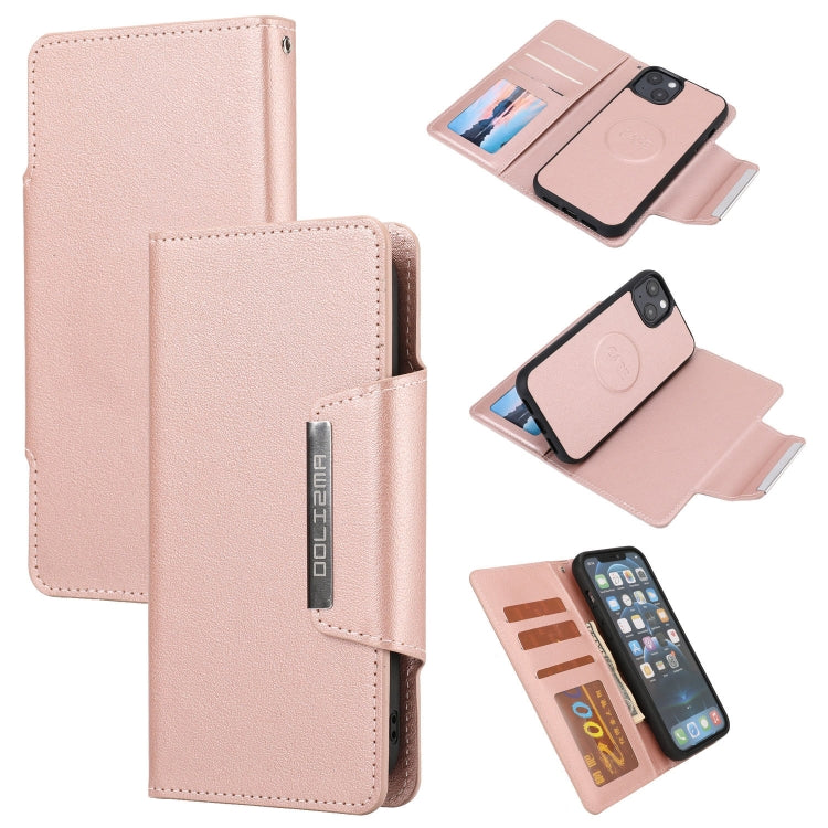 For iPhone 14 Plus Separable Magnetic Leather Case