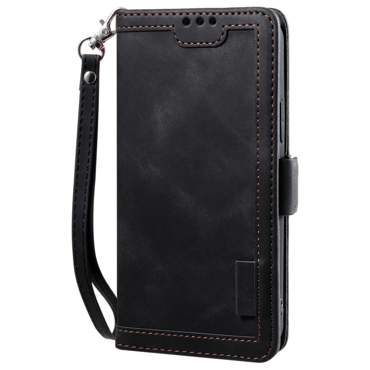 For iPhone 14 Pro Retro Splicing Leather Phone Case