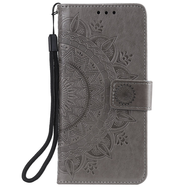 For iPhone 14 Pro Totem Flower Embossed Leather Case