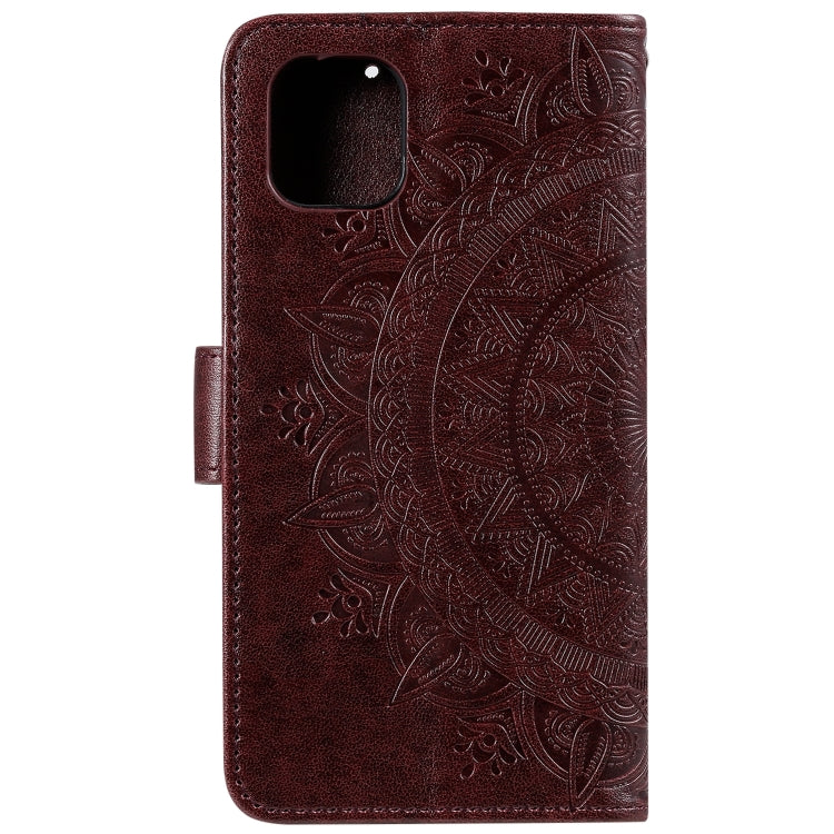 For iPhone 14 Pro Totem Flower Embossed Leather Case