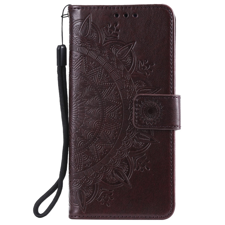 For iPhone 14 Plus Totem Flower Embossed Leather Case