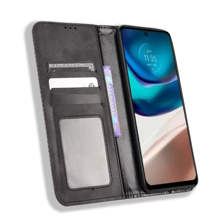 For Motorola Moto G42 Magnetic Buckle Retro Texture Leather Phone Case