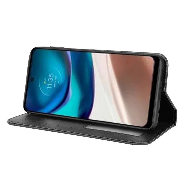 For Motorola Moto G42 Magnetic Buckle Retro Texture Leather Phone Case